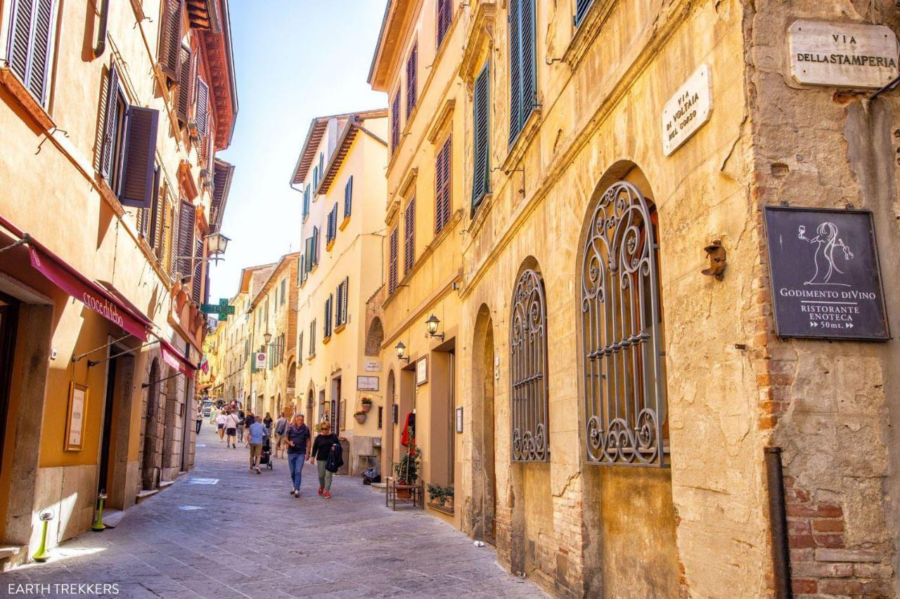 Il Palco Montepulciano, Vista Incredibile, 150Mt Da Piazza Grande Appartement Buitenkant foto