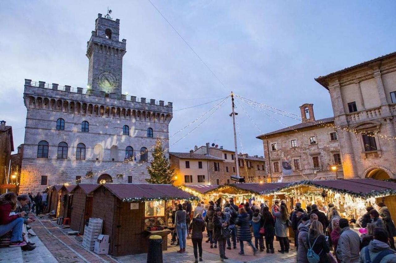 Il Palco Montepulciano, Vista Incredibile, 150Mt Da Piazza Grande Appartement Buitenkant foto